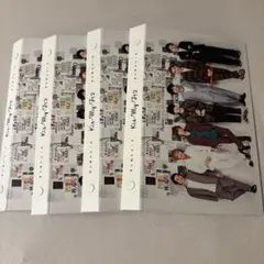 キスマイ 会報フォルダ 会報ケース 4つセット Kis-My-Ft2