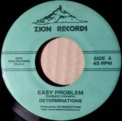 DETERMINATIONS/EASY PROBLEM 7インチレコード　SKA