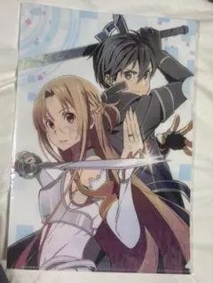 SAO ソードアート　電撃屋限定非売品特典クリアファイル　キリト　アスナ　ユナ Amazon.co.jp: 電撃文庫30周年記念「電撃文庫展」限定 ソード