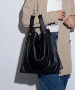 BEAURE カウレザー　2way トートバッグ