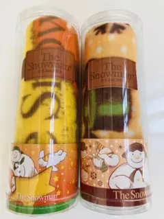 くり様　専用　新品　スノーマン　バンド付き　フリースブランケット　２点セット