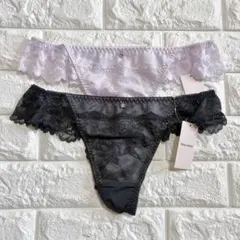 【tutuanna】総レース Tバックショーツ 2枚セット 新品 Lサイズ