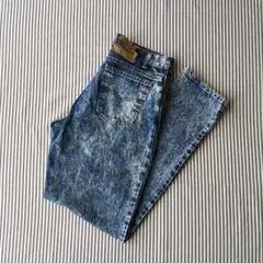 【珍品】Levi's 550 ケミカル デニム ジーンズ W33×L32