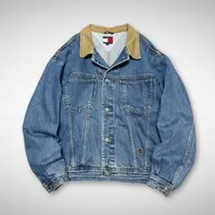 トミージーンズ デニムジャケット 新品未使用タグ付き TOMMY HILFIGER デニムジャケット gジャン 「ヴィンテージ古着