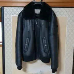 美品　AVIREX B-3 カスタム ムートン フライトジャケット