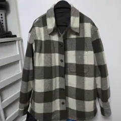 チェック柄カジュアルジャケット