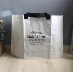 新品　MANDARINE BROTHERS ロゴ　トートバッグ　レジャー　大容量のサムネイル
