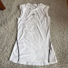 adidas ノースリーブ トップス ホワイト