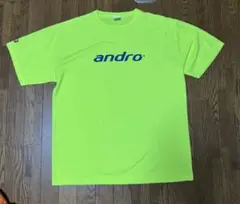 andro 蛍光イエロー Tシャツ LLサイズ