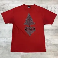 古着 00年代 VOLCOM ボルコム プリントロゴ Tシャツ M レッド 半袖のサムネイル
