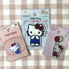 サンリオ ハローキティ シールワッペン パイル 手芸 装飾 ダイソー セリア