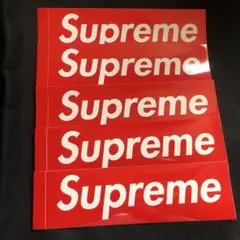 未使用　シュプリーム　ステッカー　5枚セット