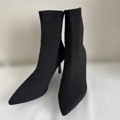 【RANDA】ブラックニットブーツ❣️