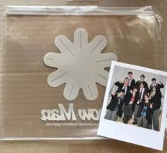 Snow Manカレンダー特典 ポーチ:ポラロイド風カード