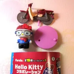 ハローキティ　コラボレーション　チョコエッグ　昭和風　ホンダ×キティ