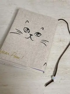 ハンドメイド＊ブックカバー＊文庫本サイズ ねこ ネコ
