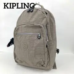 KIPLING キプリング　リュック　クラスソウル　カーキ　モンキーチャーム付き