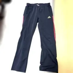 adidas CLIMAlite ジャージ パンツ 黒/赤