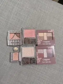 アイシャドウ、ハイライト、チーク　おまとめ6点セット