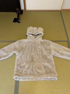 フリース フード付きディズニーパーカー グレーのサムネイル