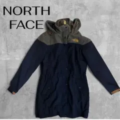 THE NORTH FACE ダウンコート S/P ネイビー/グレー