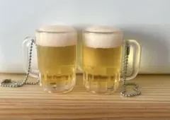 生ビール キーホルダー ストラップ2個 レア