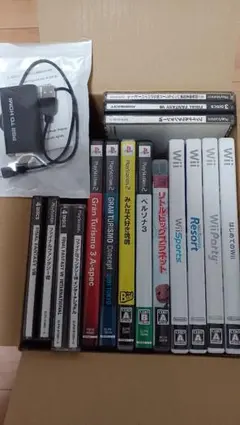 ゲームソフトまとめ売り13本PS.PS2.PS3.Wii　HDMI変換