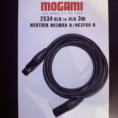 MOGAMI 2534 XLR to XLR 2m 新品 - メルカリ