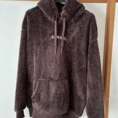 KANGOL フリースフーディ M ブラウン