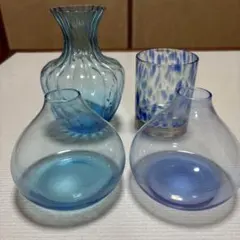 ガラス製　花瓶 花器　フラワーベース　まとめ売り