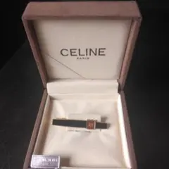 CELINE ネクタイピン マカダム ブラック ゴールドのサムネイル