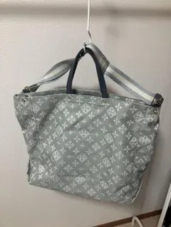 ラシット　モノグラム　2way グレー トートバッグ