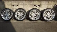 極美品ガリ傷無し！weds MAVERICK　235/35/19 ホイールセット タイヤホイールセット マーベリック(MAVERICK/WEDS)1410S 21