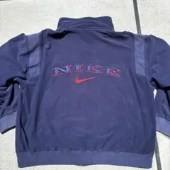 90s Nike フェード　ネイビー ジップアップ　白タグ