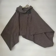 未使用　ラルフローレン　ベビー用フーデッドポンチョ ベビー)ケーブルニット ウール フーデッド ポンチョ （ポンチョ