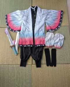 鬼滅の刃胡蝶しのぶ DX日輪刀 衣装 120～130セット★公開記念10%オフ