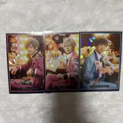 A3! エーステ　アニメイトカフェポートレート３枚セット　皆木綴シトロン月岡紬