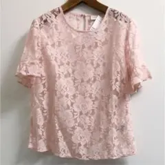H&M ♡ 総レース フリルブラウス