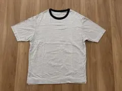 GLOBAL WORK 黒ボーダー Tシャツ Lサイズ メンズのサムネイル