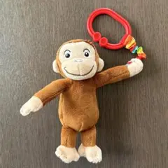 【ベビー用おもちゃ】おさるのジョージ シャカシャカ ぬいぐるみ ベビーカーのサムネイル