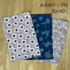 【匿名配送】ランチョンマット 3枚セット 女の子 花 ハンドメイド