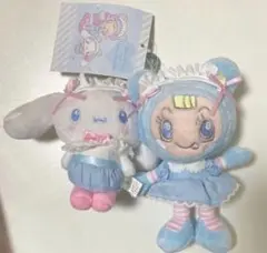 シナモン　ブルーベリエ　ナルミヤ　サンリオ　マスコット　ぬいぐるみ　メゾピアノ