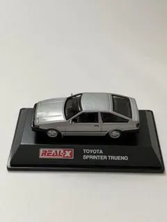 REAL-X スプリンタートレノ　AE86 ミニカー　シルバーのサムネイル