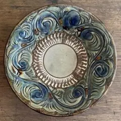 やちむん　陶藝玉城　中皿22cm