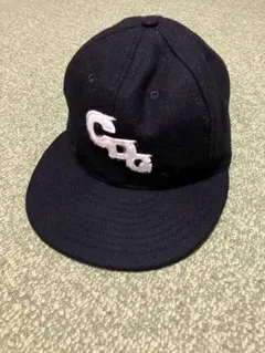CDG EBBETS FIELD キャップ 帽子 斜め刺繍ロゴ ブラック ウール CDG EBBETS FIELD キャップ 帽子 斜め刺繍ロゴ ブラック ウール - メルカリ