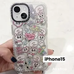 iPhone15 エスターバニー　iPhoneケース　韓国