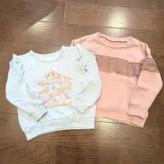 ベルメゾン GITA　トレーナー　2着 セット　100