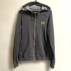 canterbury フルジップパーカー　フード付き　グレー　XL