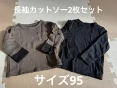 長袖カットソー2枚セット /サイズ95