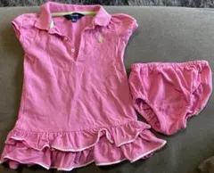 Ralph Lauren ピンク ワンピース 12M 80cm